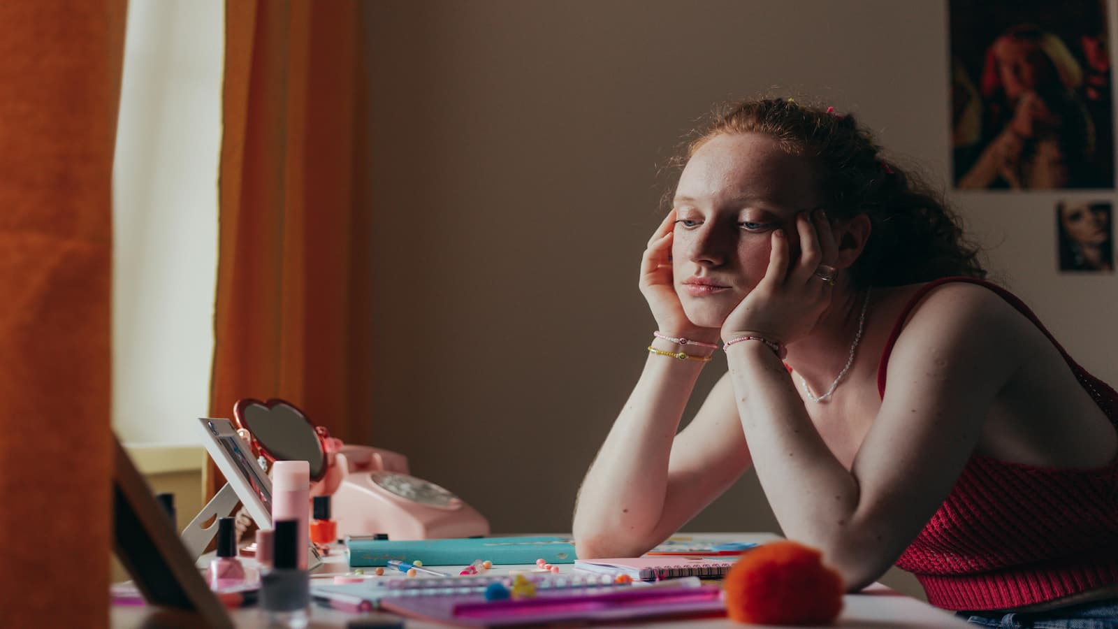 girl bored with adhd and add